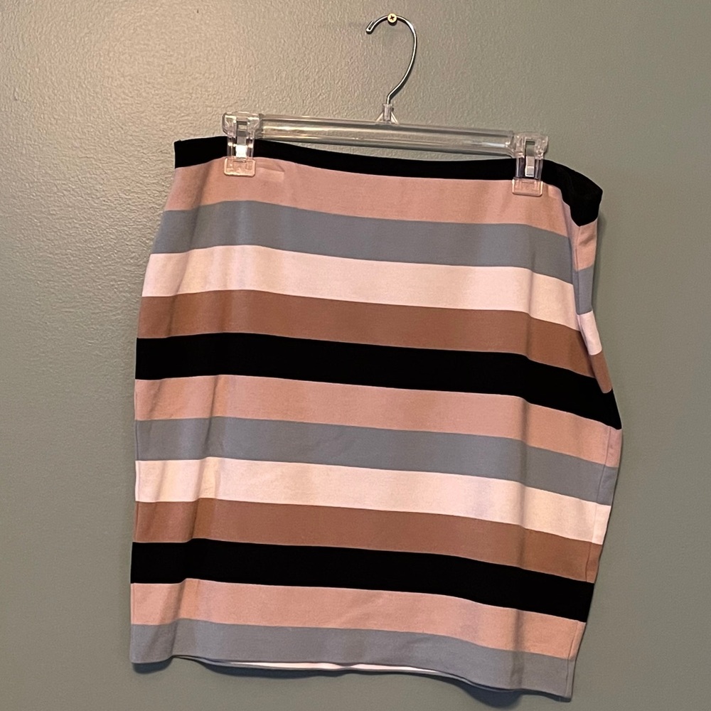 Cotton Striped Skirt